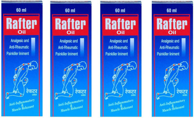 

Rafter Joint pain relief PACK OF 4(60ML) OIL(60 ml)