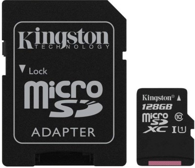 Kingston Canvas Select 128 GB SDXC Class 10 80 Mbps  Memory Card(With Adapter)