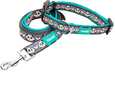 

Chumbak Panda Love CL02 Dog Collar & Chain(, Teal 01