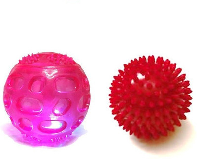 Goofy Tails Combo Spiked & LED Rubber Ball For Dog
