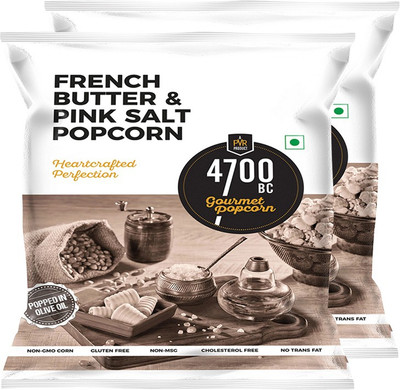

4700BC French Butter and Pink Salt Popcorn(120 g, Pack of 2)