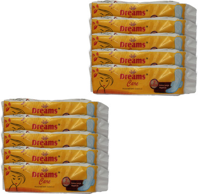 

Dreams Care 280 MAXI STRAIGHT Sanitary Pad(Pack of 10)