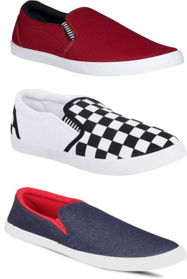 

Trenqs Loafers For Men(Multicolor, Maroon