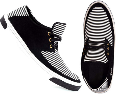 

Vasudev Enterprise VASU Men's Stylish Black sneakers Shoes 06 Sneakers For Men(Black