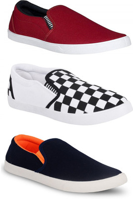 

Trenqs Loafers For Men(Multicolor, Maroon