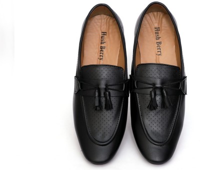 hush berry loafers