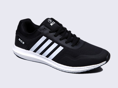 NCS NCS Men's Black & White Mesh Running & Gym Sport Shoes Running Shoes For Men(White, Black)