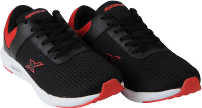 

Sparx Mesh Sports Running Shoes For Men(Black, Black red