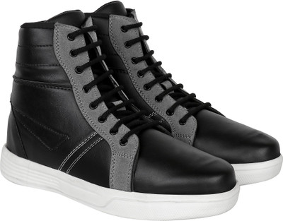 

Aero Synthetic Leather Sneakers For Men(Black