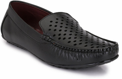 

Scarpia Laser Cut Loafers For Men(Black