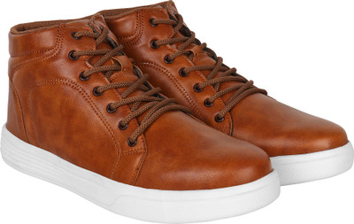 

Aero Synthetic Leather High Tops For Men(Tan