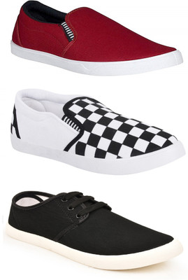 

Trenqs Loafers For Men(Multicolor, Maroon