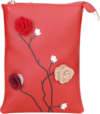 

Aadhunik Libaas Women Casual Red PU Sling Bag
