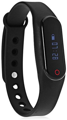 

Suroskie Smart Wristband OLED Display Bluetooth 4.0 Heart Rate Monitor Sleep Fitness Tracker(Black Strap, Size : Medium), Multicolour