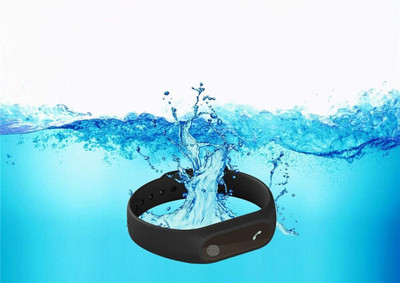 

RHONNIUM ™ M2 Smart Wristband Fitness Bracelet Heart Rate Monitor Pedometer Smart Electronics Bracelets(Black Strap, Size : Free Size), Smart black