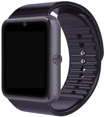 

ALONZO T08 Bluetooth Smartwatch With Camera Support for Android/iOS Devices Black Smartwatch(Black Strap Free Size)