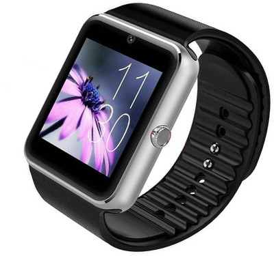 

ALONZO smart Bluetooth watch Smartwatch(Black Strap Free Size)