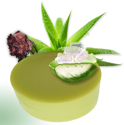 

Kivalo ® 100% Organic Real ALOEVERA & ROSE, Soap For Moisturising & Glowing Skin(100 g)