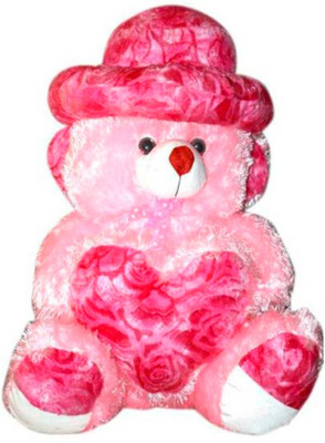 

ATTRACTIVE 3 Feet Cap & Heart Teddy Bear - 85 cm(Pink)