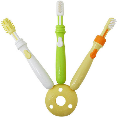 

Pigeon Training Toothbrush Lesson 123 Set Soft Toothbrush(Pack of 3)