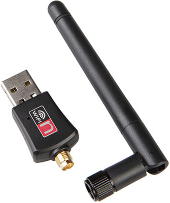 

SCORIA Network LAN Card With Antenna USB Wifi Receiver Network Card 802.11b/n/g High Speed Wifi Receiver Adapter Antenna USB Adapter(Black)