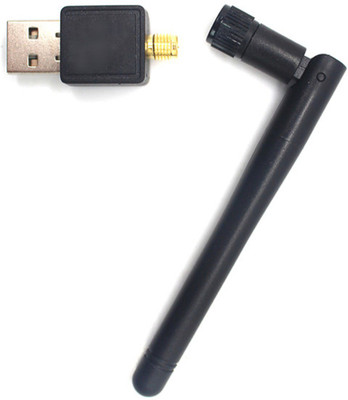 

SCORIA USB wireless network card WiFi USB Network Network LAN Card With Antenna Adapter USB 2.0 Station WIFI receiver adapter USB Adapter(Black)