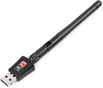 

SCORIA USB Wifi Adapter Network LAN Card With Antenna External Wireless PC Computer Network Card 802.11n/g/b LAN Card USB Adapter(Black)