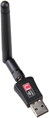 

SCORIA USB Wifi Adapter Receiver Network LAN Card With Antenna USB 2.0 WiFi Wireless Network Card 802.11 n/g/b Software Driver, USB Adapter(Black)