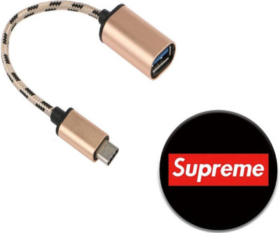 

OLECTRA Prime series of type c otg cable and Supreme popup socket. USB Adapter(Multicolor)