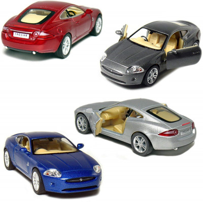 

Civil Set of 4: 5 Jaguar XK Coupe 1:38 Scale (Blue/Grey/Red/Silver)(Multicolor)