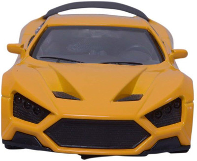 

SR Toys Die-Cast Metal Car with Pull Back(Yellow)