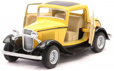 

Civil 1:34 Scale 1932 Ford 3- Window Coupe Car Toy(Multicolor)