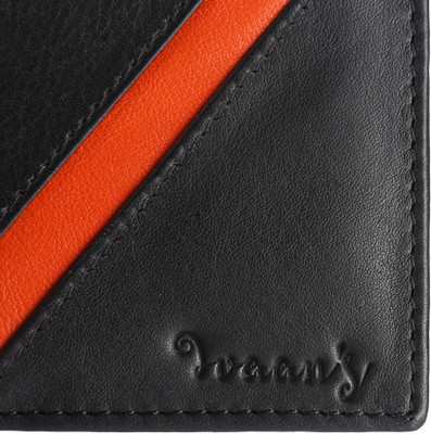 

IVAAN'S Men Black Genuine Leather Wallet(9 Card Slots)