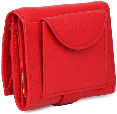 

MPK PERFECT Women Red Artificial Leather Wallet(4 Card Slots)