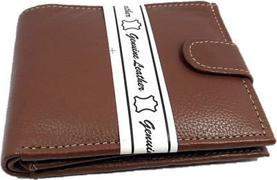 

Rockwell fashion Men Brown Genuine Leather Wallet(8 Card Slots)
