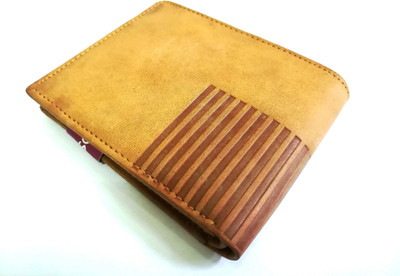 

pantheer marrketing Men Tan Artificial Leather Wallet(6 Card Slots)