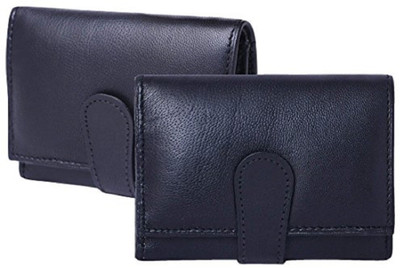 

MPK PERFECT Women Black Artificial Leather Wallet(12 Card Slots)