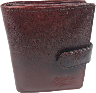 

Rockwell fashion Men Brown Genuine Leather Card Holder(6 Card Slots), Dark brown