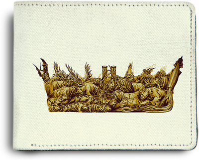 

Sky River Men Multicolor Canvas Wallet(4 Card Slots)