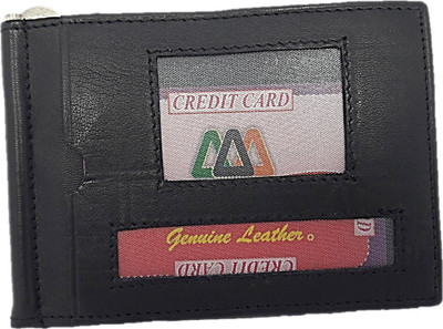 

Rockwell fashion Men Black Genuine Leather Card Holder(6 Card Slots)