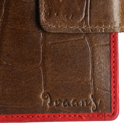 

IVAAN'S Men Brown Genuine Leather Wallet(6 Card Slots), Light brown