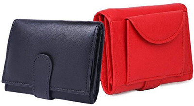 

MPK PERFECT Women Black, Red Artificial Leather Wallet(12 Card Slots)