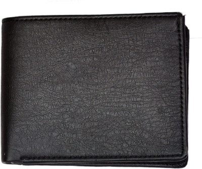 

sc Men Black Genuine Leather Wallet(3 Card Slots)