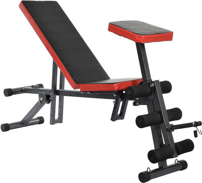 IRIS 7-in-1 Sit up Durable Weight Preacher Armrest Curl Adjustable Bench Multipurpose Fitness Bench