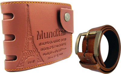 

Peacock Mundkar Wallet Combo(Tan)