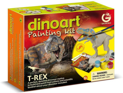 

GEOWORLD DINOART PAINTING KIT(Multicolor)