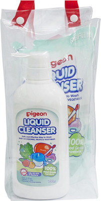 [50% off] Pigeon Liquid Cleanser Combo (700 Ml Bottle + 650 Ml Refill) (1350 ml)