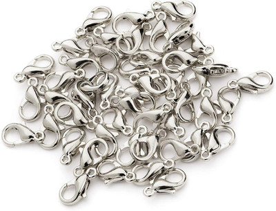

Unobite Silver Lobster Clasp for Jewellery Making Pack of 50 Piece