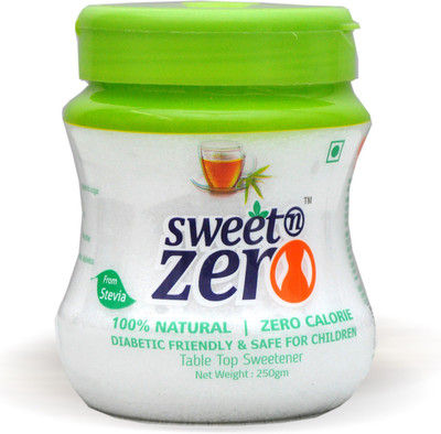 

sweetnzero Stevia Sweetener 250G ( Pack of 2 ) Sweetener(250 g, Pack of 2)