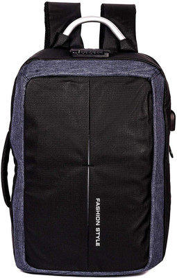 

Online World Anti Theft Backpack Waterproof Laptop Bag with USB Charging Port, Office Bag, Travel Bag for Men and Women 0 L Backpack(Black), Blaack